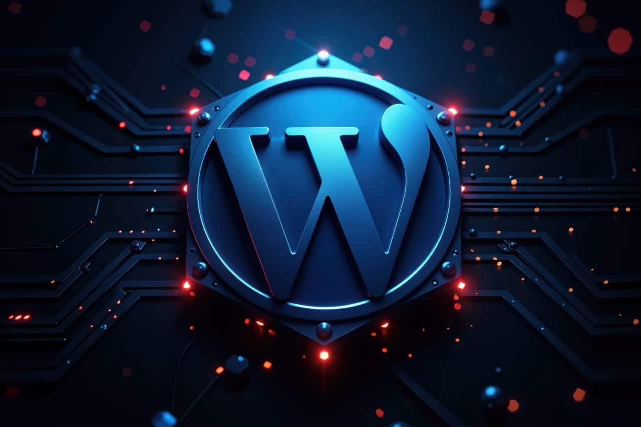 wordpress logo 3d wallpaper